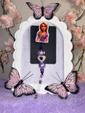 Rapunzel Purple Beaded Badge Reel