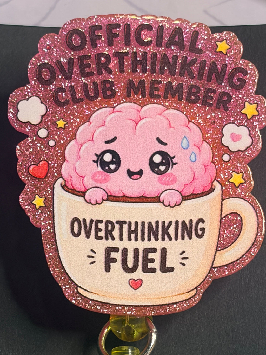 Official Overthinking Club Member Badge Reel