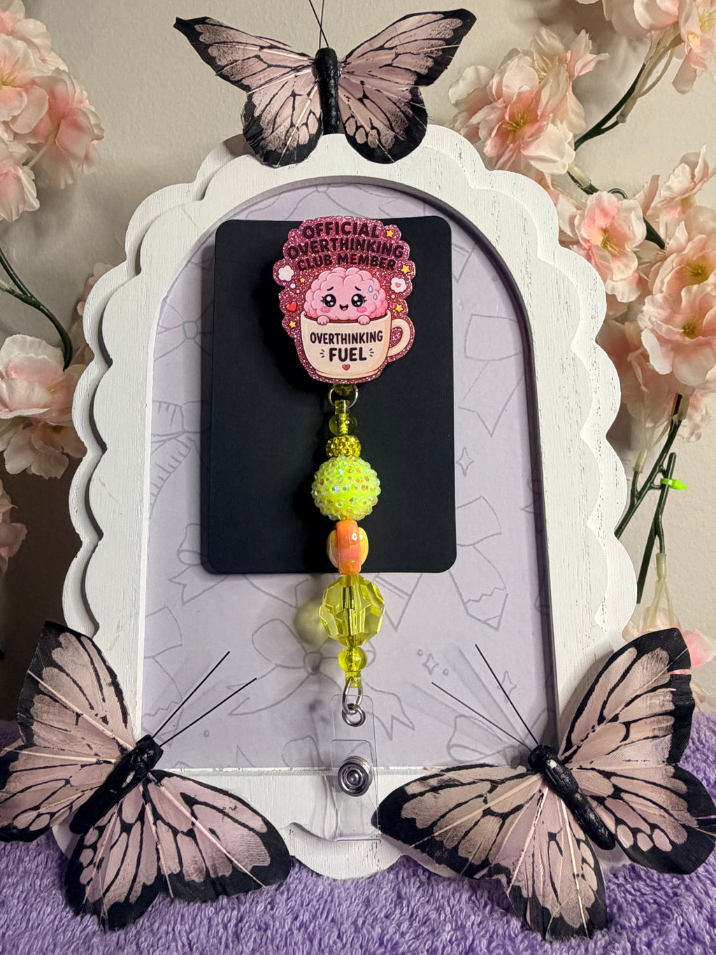 Official Overthinking Club Member Badge Reel