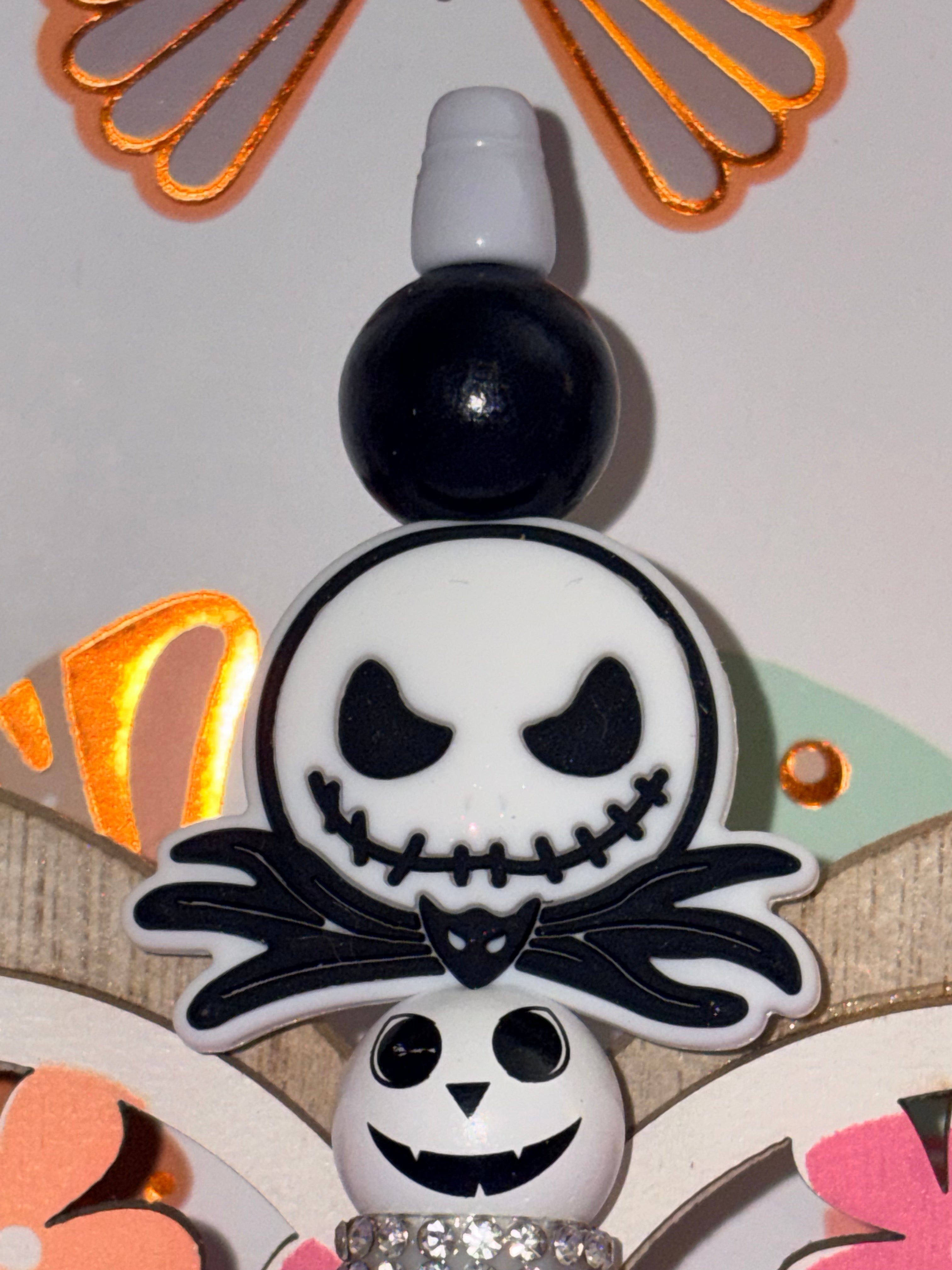 Jack Skellington Beaded Pen