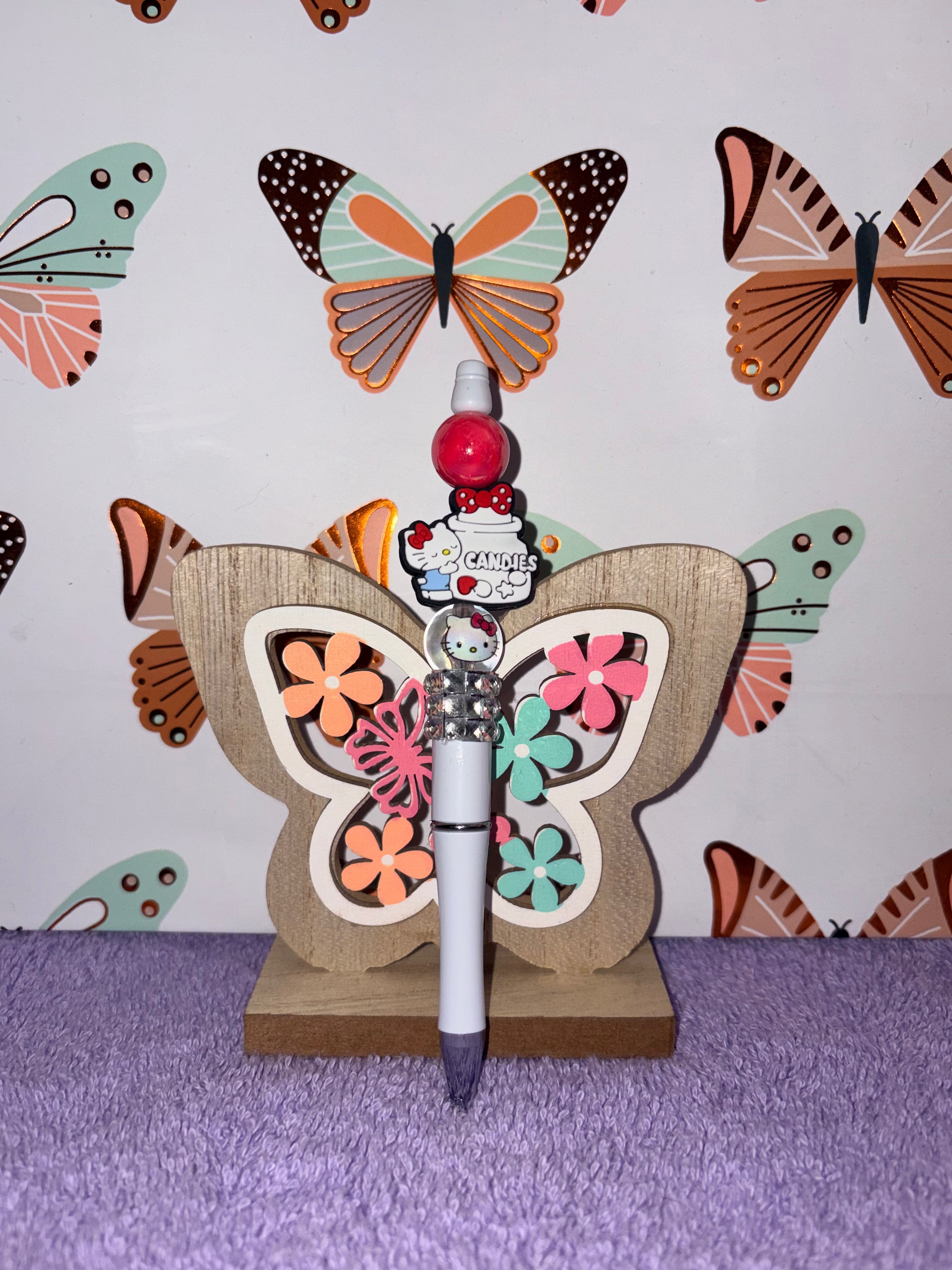 Hello Kitty Candies Beaded Pen