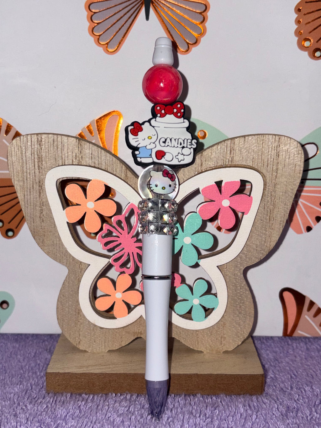 Hello Kitty Candies Beaded Pen