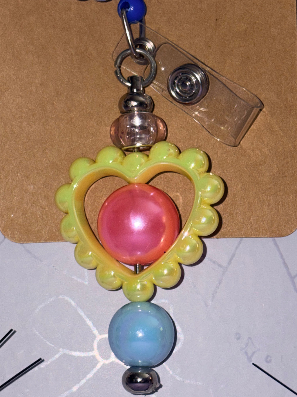 Medical Assistant Life Beaded Badge Reel