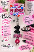 Nurse Mode Badge Reel – All Day Every Day