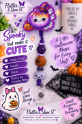 Spooky But Make It Cute Halloween Badge Reel