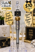 LV Rhinestone Beaded Pen